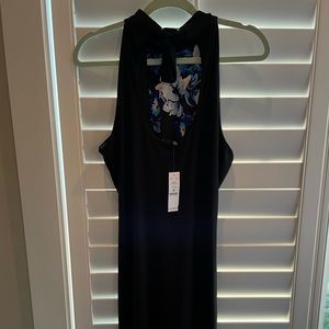 Petite Med WHBM Reversible Halter dress